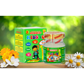 Nước Yến sào Monnest Lọ KIDS IQ (THỰC PHẨM BỔ SUNG)