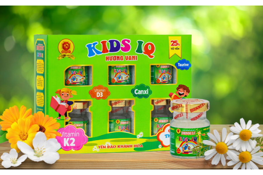 Nước yến sào Monnest lốc Kids IQ (THỰC PHẨM BỔ SUNG)