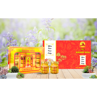 Hộp yến sào cao cấp VANNEST Đông trùng hạ thảo 40%